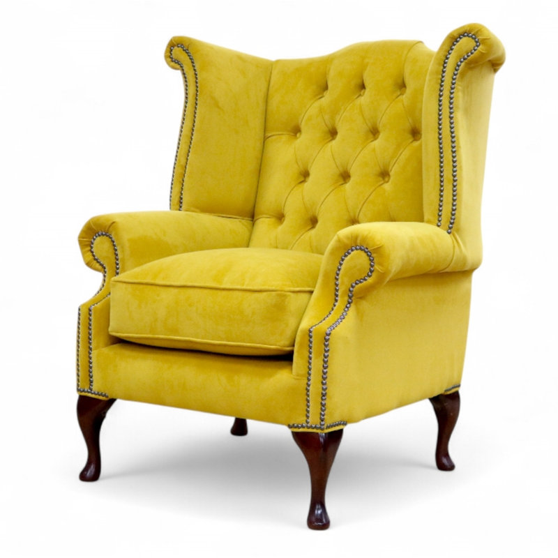 Upholstered Wingback Chair