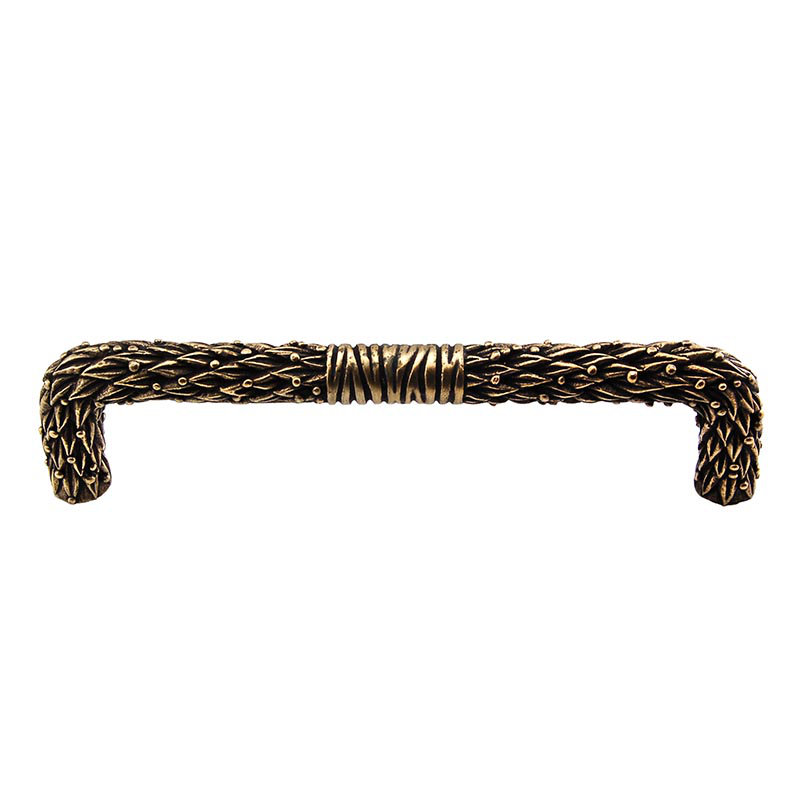 San Michele Arch Pull, 6", Antique Brass