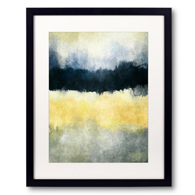 Dark Mountains at Dawn Framed Print