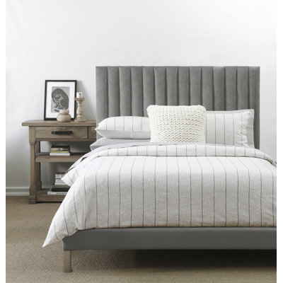 Cotton Blend No Striped Duvet Cover