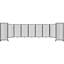 Cloison murale en polycarbonate 360-100001074-100001105