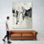 Reproduction d’art sur toile tendue, "magic energy i" par joyce combs