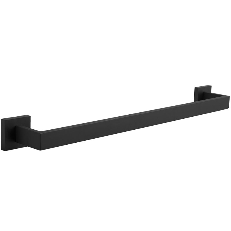 24 po Porte-serviettes mural moderne pour salle de bain, Chrome poli