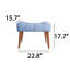 Banc rembourré en polyester Kahmiah-490653792