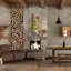 «Latitude Pan® Color Colels with Blue Sky» par Michelle Calkins, art mural en métal-1519461857