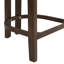 Ensemble de bar à hauteur de comptoir en bois d'hévéa 5 pièces Kyra-122903969-122903967