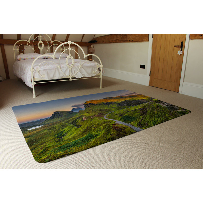 Iona-Rose Shag Area Rug, Rectangle 140 x 200cm