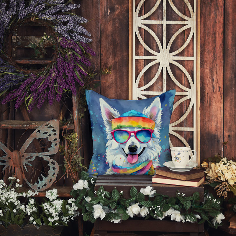  Coussin décoratif intérieur / extérieur en polyester Autre / Sans motif, H 18 po x l 18 po
