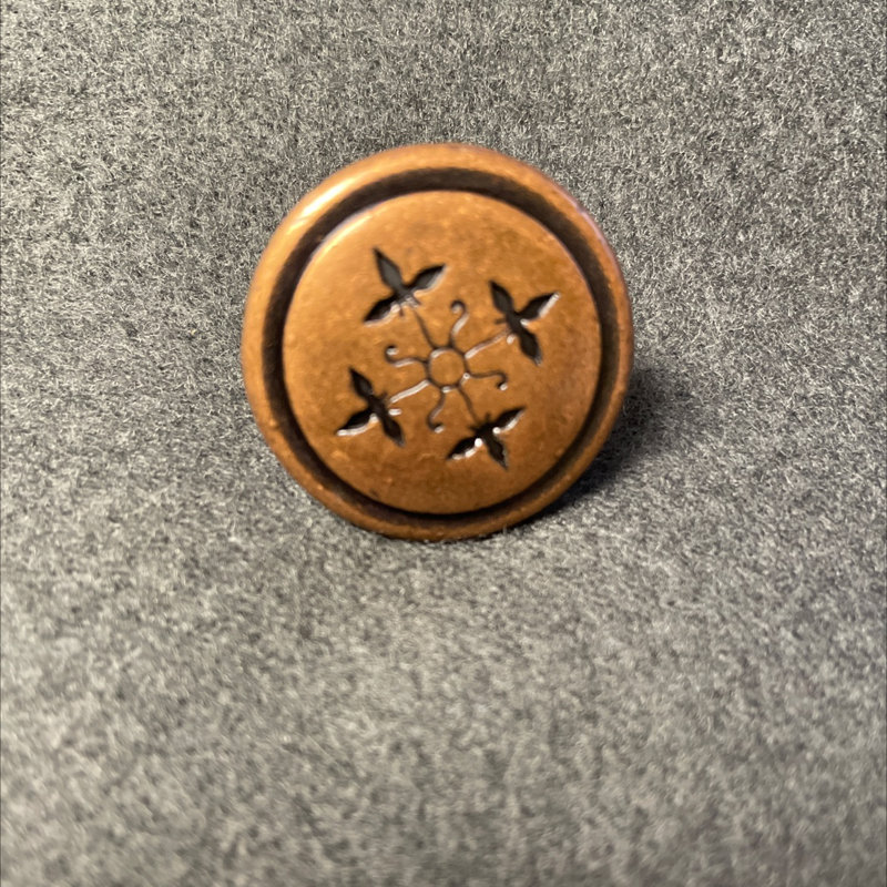 (5 Pack) 1-1/4 inch Cimarron Knob Antique Copper, Antique Copper