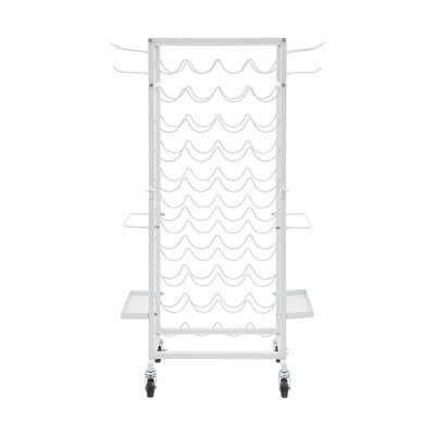 40 Compartments Mobile Vinyl Roll Holder Cart