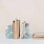 Serre-livres en demi-arche en marbre