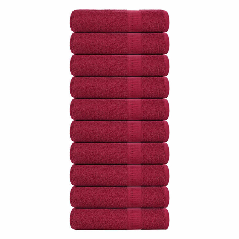 Ramyar 100% Cotton Bath Towel, Bordeaux