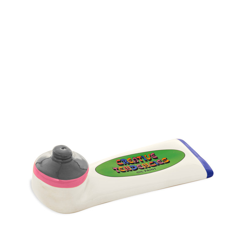 Colorful Ceramic Paint Tube Incense Stick Holder