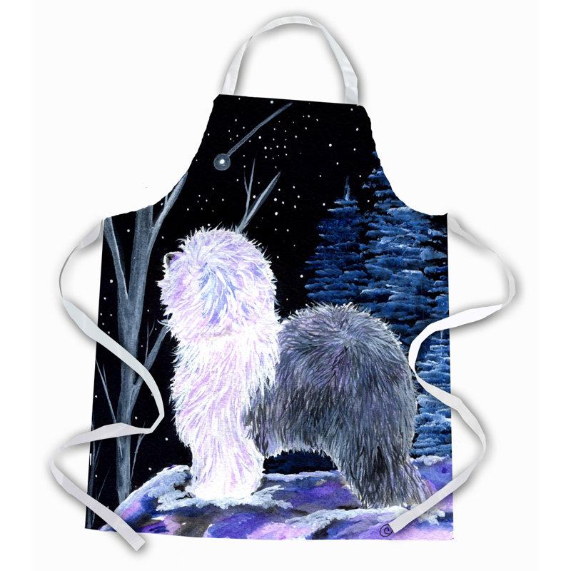 No Pattern Bib Apron