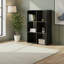 Étagère de rangement grande capacité à 6 compartiments, noir classique-1051959700