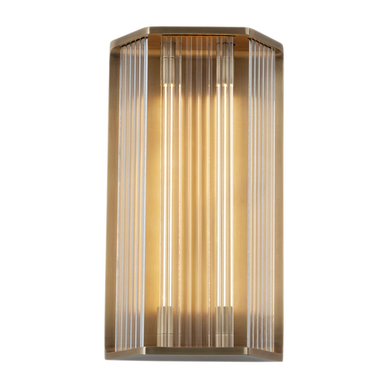 Sabre 2 - Light LED Bath Bar, Vintage Brass