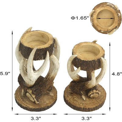 Deer Antler Candle Holder