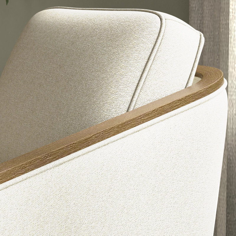 Chaise pivotante beige, Beige