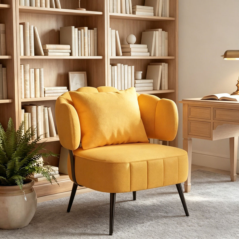 Small-Space Friendly Design Modern Accent Armchair
