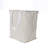 Krush Container Rectangular Laundry Bag with Handles Collapsible Coated Canvas and Chevron Pattern-707894413