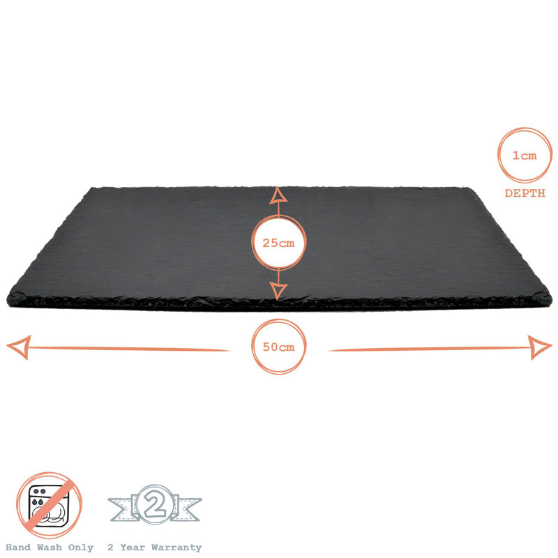 Argon Tableware - Modular Slate Table Runner - 100 x 25cm