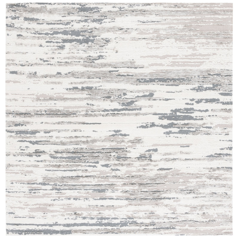 Estis Performance Performance Abstract Rug, Square 6'