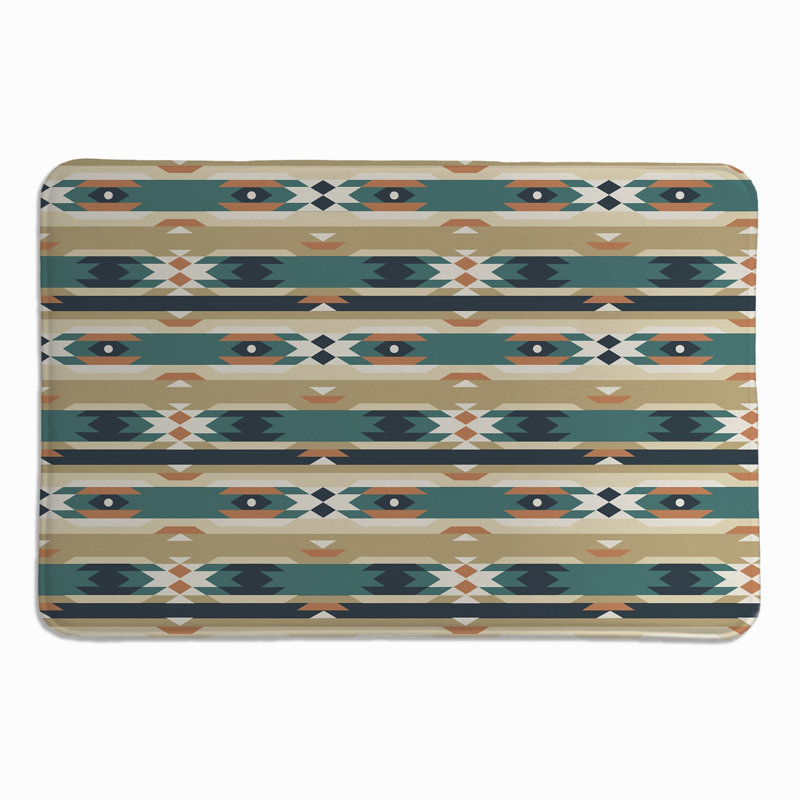 Tapis bleu sarcelle Kentmere