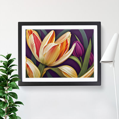 Masterful Tulip Flowers - Framed Print