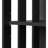 Wooden Storage Console Table with Sliding Door and Adjustable Shelf, Free Standing Cabinet for TV up to 45 Inch, Black