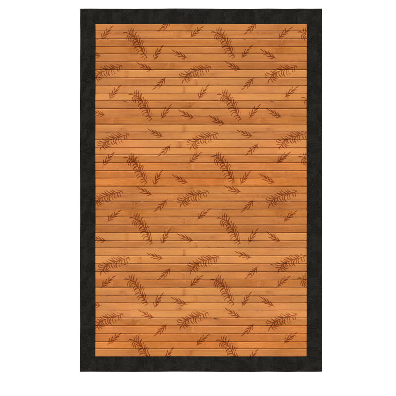 Tapis en bambou Hickey, Rectangle 2 pi x 3 pi