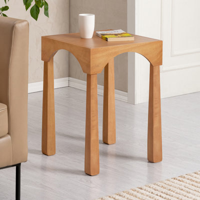 Casa Solid Wood Square Top End Table
