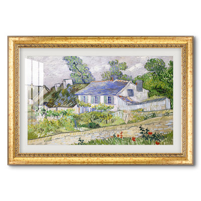 Maisons à Auvers, 1890 - Vincent van Gogh - Reproduction encadrée sur mesure
