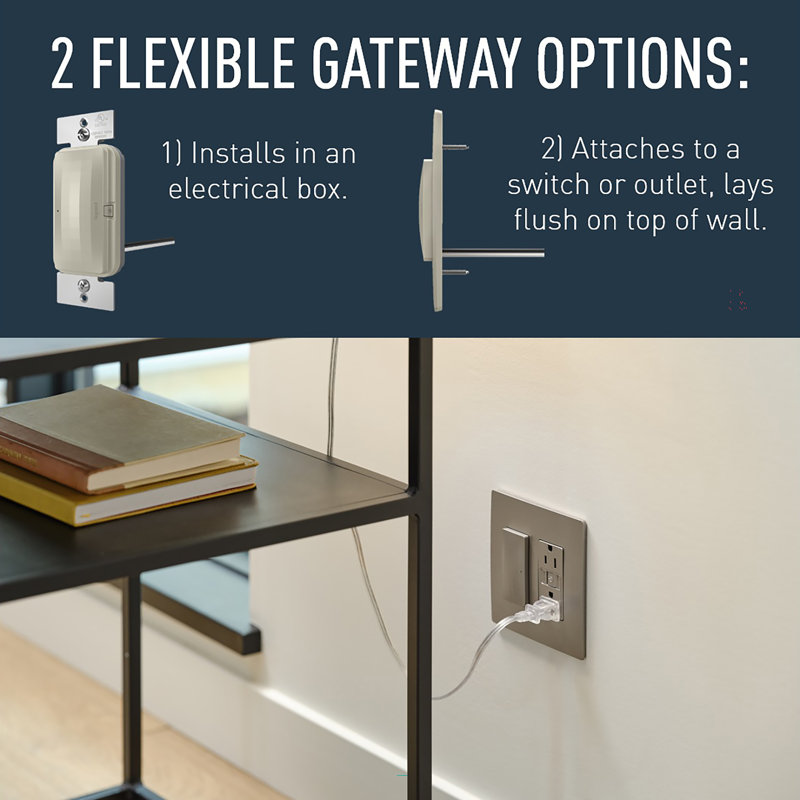 radiant® Smart 15A Outlet with Netatmo, Nickel