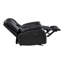 Fauteuil inclinable et oscillant rembourré noir-223920278