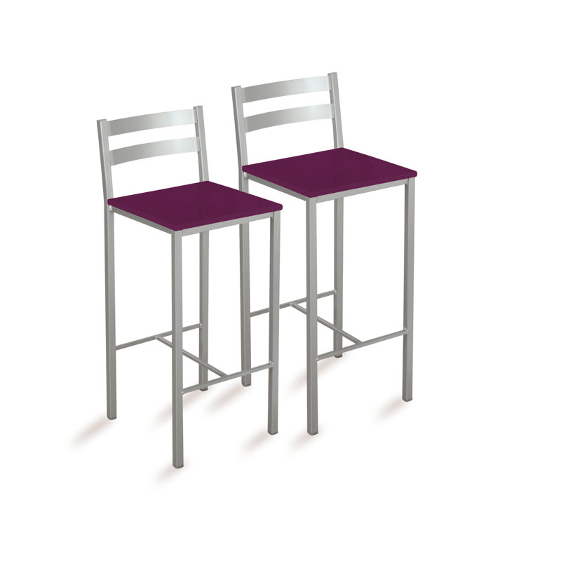 Frediana Upholstered Counter Stool, Berengena, 60cm