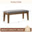 Isaura Polyester Upholstered Bench-2090126882