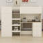 Lit mezzanine en bois avec garde-robe intégré, bureau, tablettes de rangement et tiroirs-2088934844