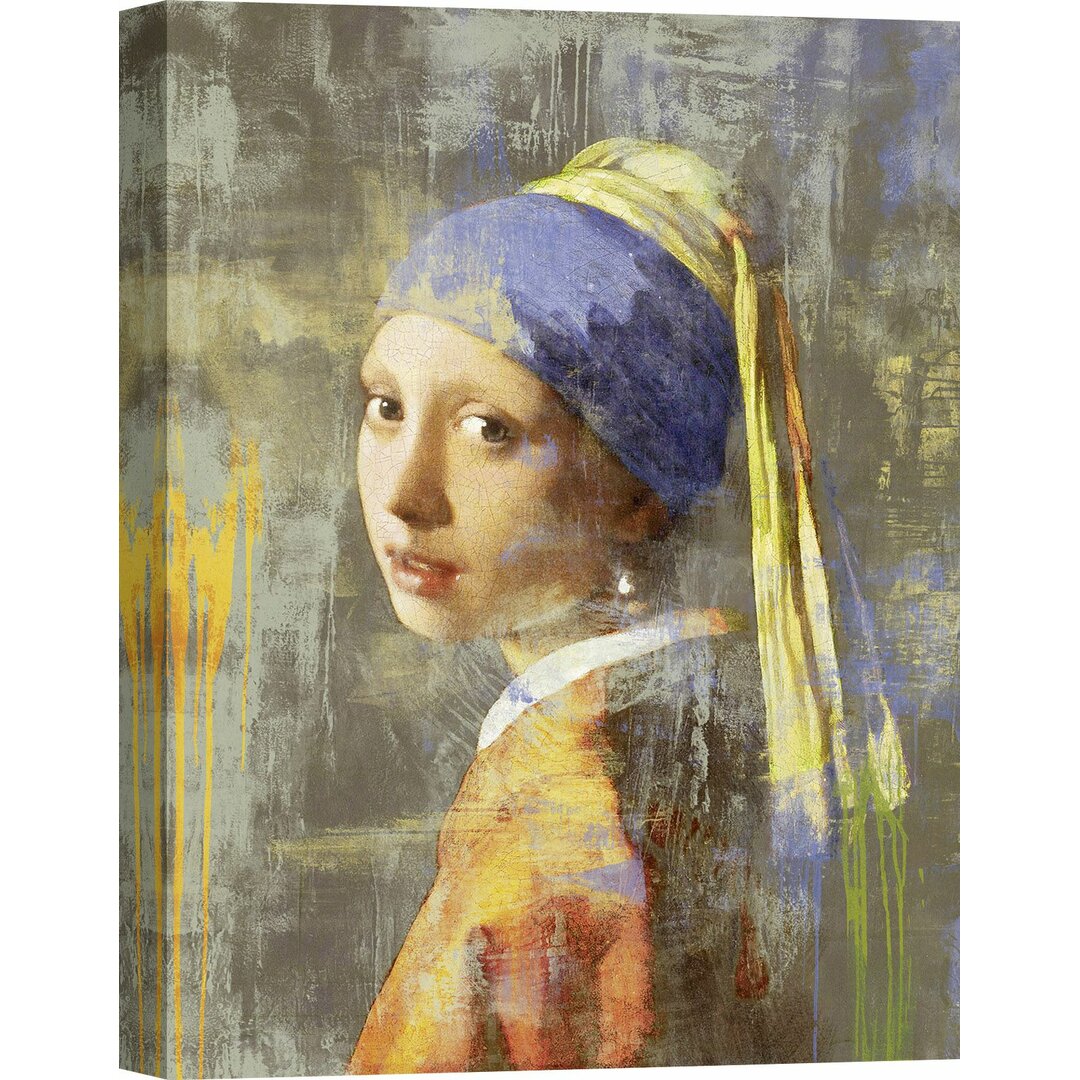 Leinwandbild Vermeer's Girl 2.0 von Eric Chestier