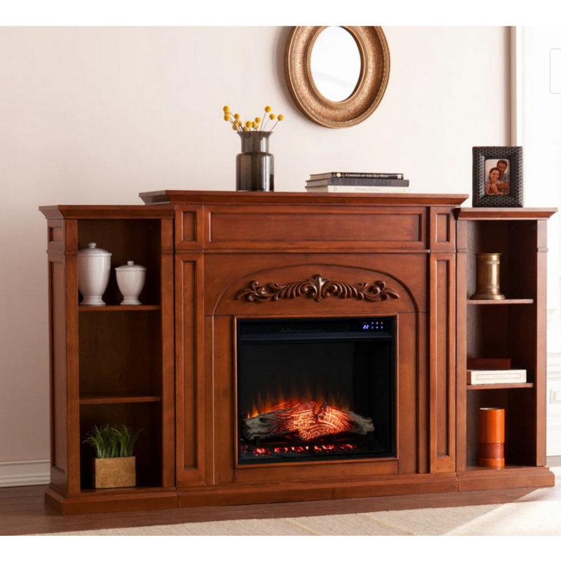 Meuble télé avec foyer à écran tactile