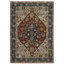 Tapis rouille / bleu Hovis-2089880585