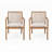 Acacia Wood Outdoor Chairs