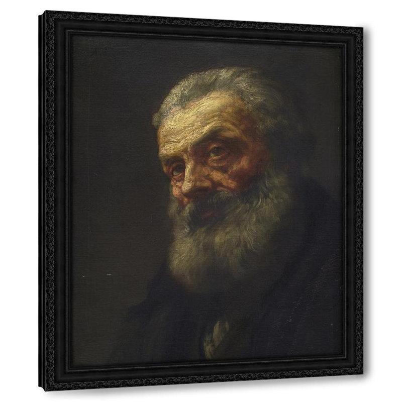 Portrait d'un vieil homme, H 24 po x l 20 po