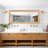 Rectangle Rattan Mirror Wood Frame Mirror Full Length Mirror Hanging-1240154246