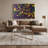 Neo Expressionism 54 Purple Canvas Wall Art