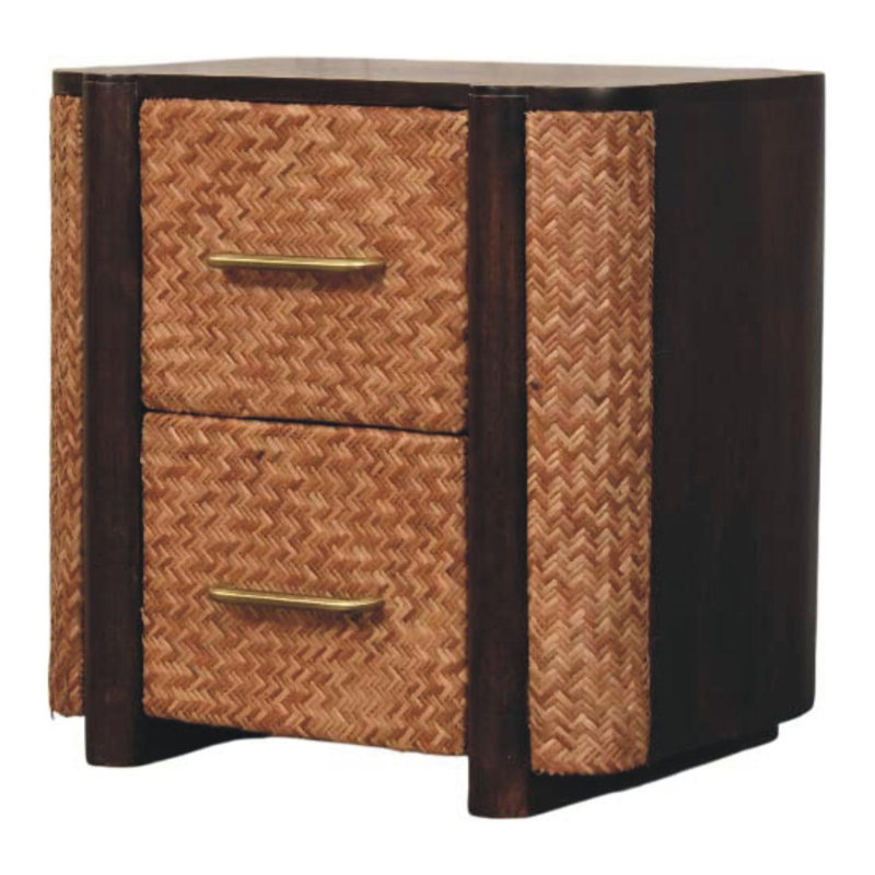 50cm W Solid Wood Bedside Table