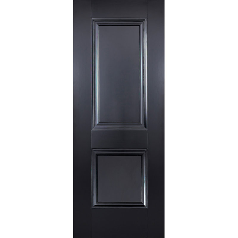 Arnhem Primed Black Internal Door, 198.1cm H x 83.8cm W x 3.5cm D