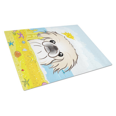 Planche à découper en verre trempé d’été caroline