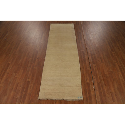 Handmade Modern Gabbeh Runner Rug 3x10