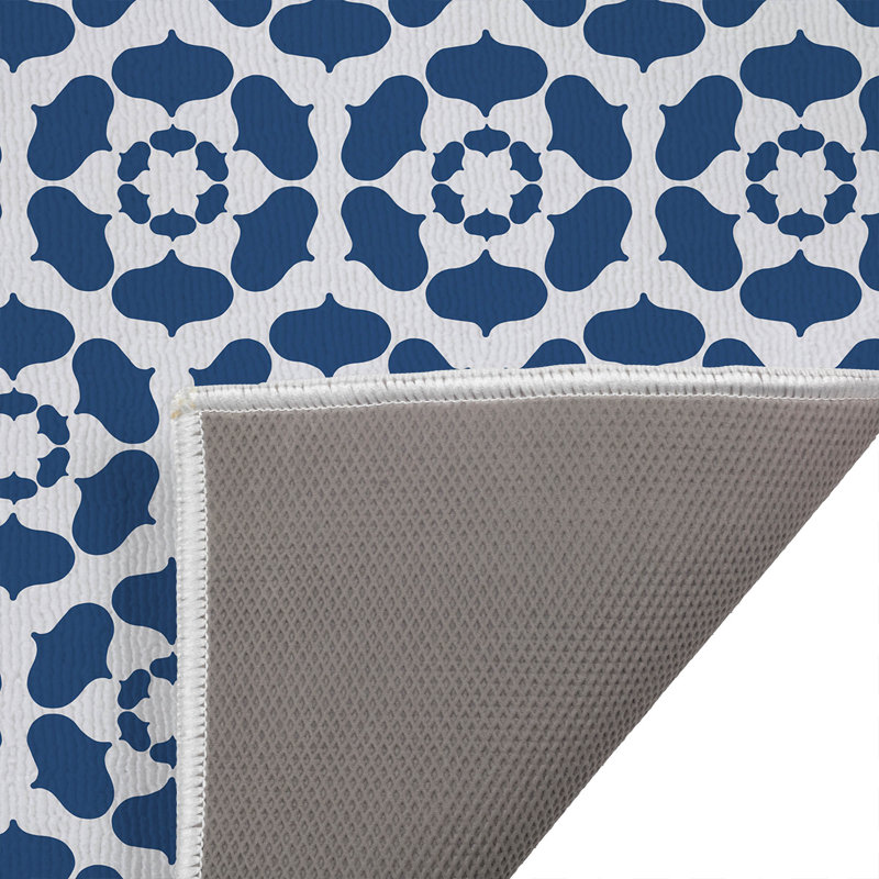 Paillasson Cleo, Bleu, L 17 po x L 24 po