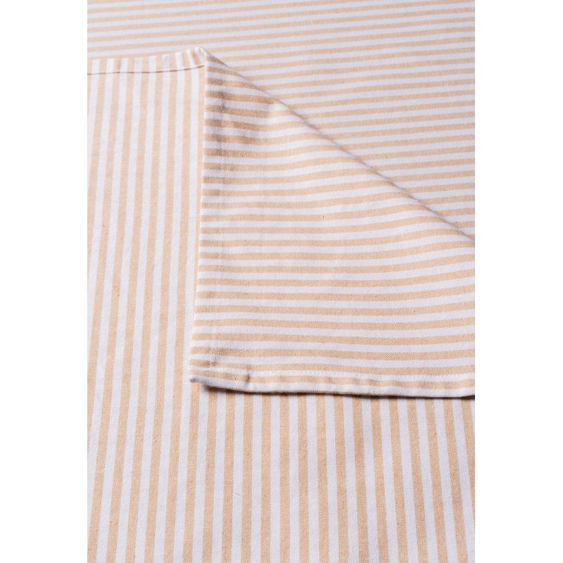 Cotton Bistro Kitchen Tablecloth Collection for Everyday Dining and Elegant Gatherings, 60 RD, LINEN